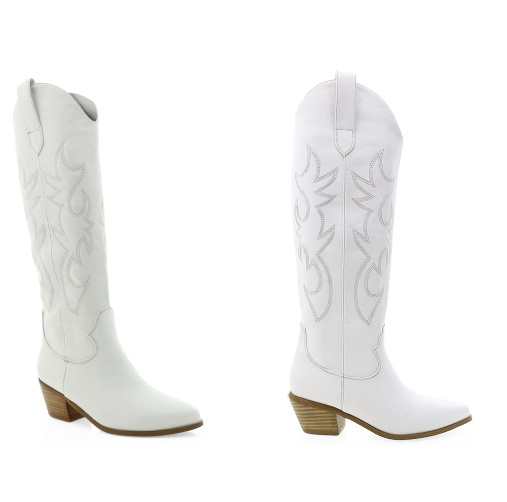 Urson White Boots