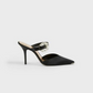 Dazzel Embellishment Buckle Mule
