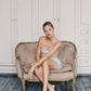 LUCIA - Ivory Pearl Bridal Shoes With Bow