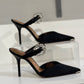 Dazzel Embellishment Buckle Mule